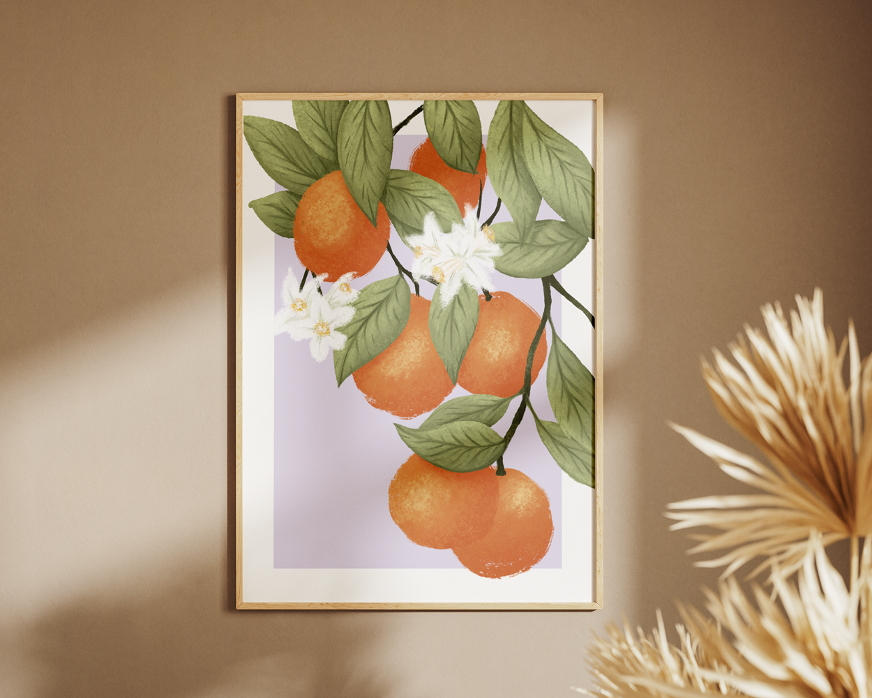 Orange Illustration Poster