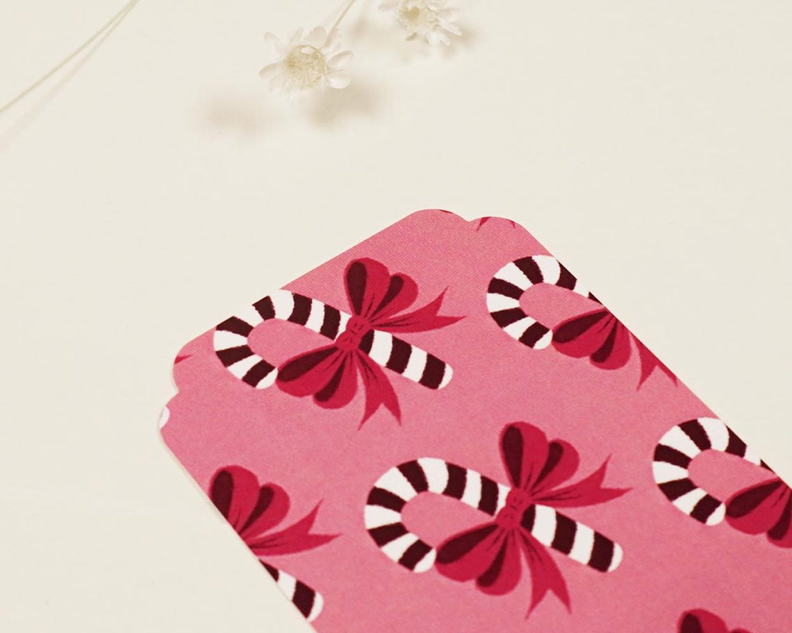 Candy Cane Lesezeichen