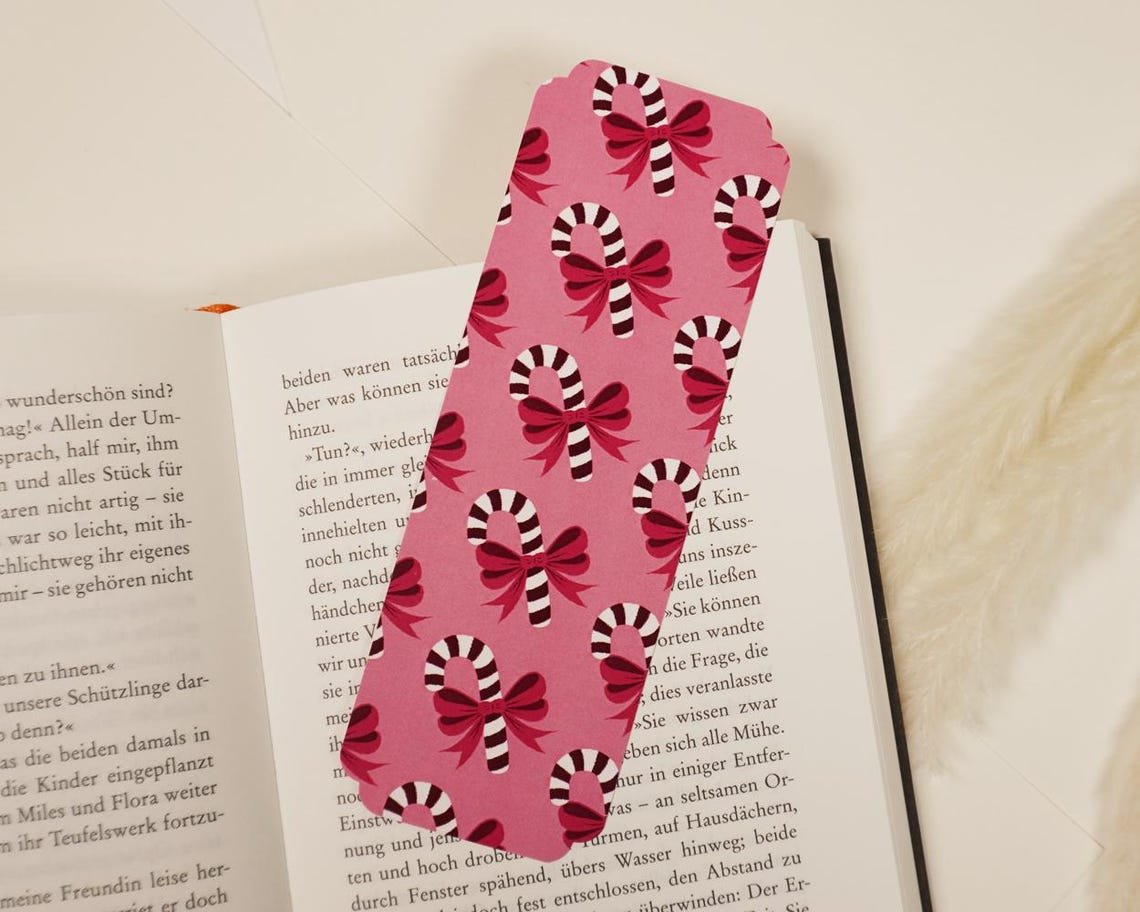 Candy Cane Lesezeichen