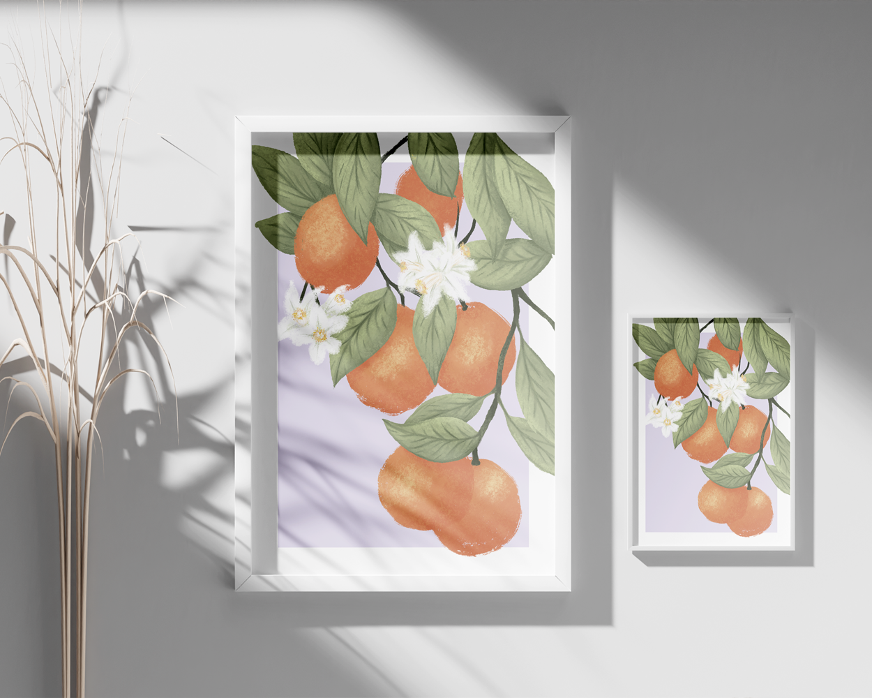 Orange Illustration Poster