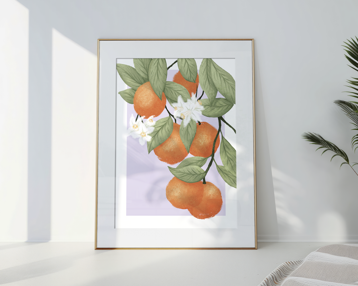 Orange Illustration Poster