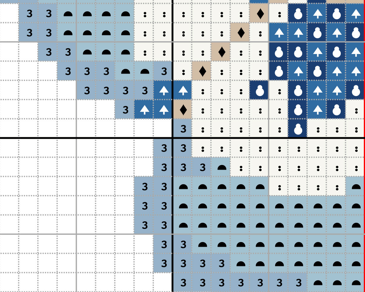 Blue Pansy Cross-Stitch Kit – Embroidery Set with Pansy Motif | PLIXTON