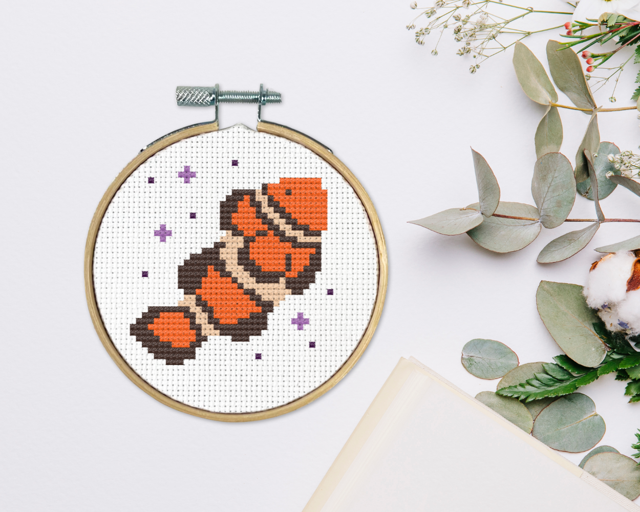Clownfish & Glitzer Kreuzstich Vorlage - PDF Download