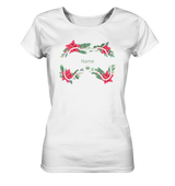 Floral Christmas Frauen Shirt