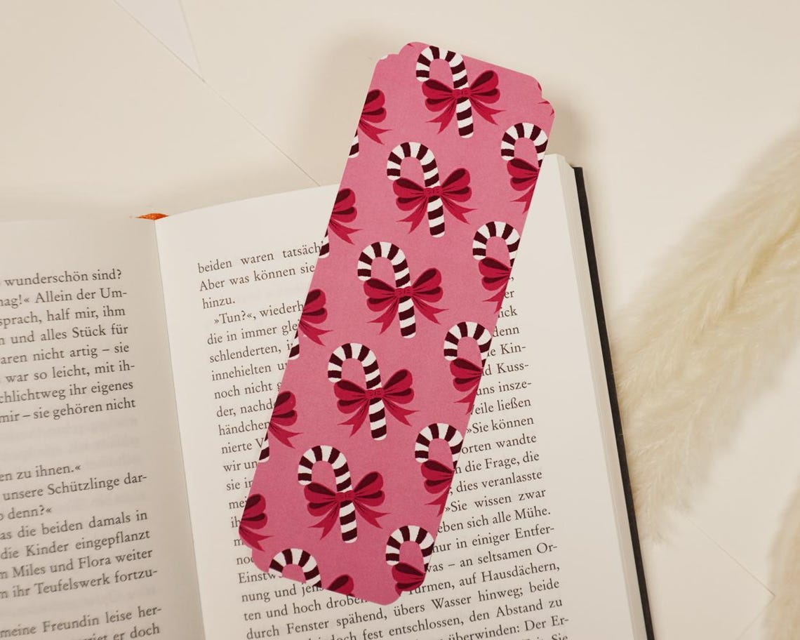 Candy Cane Bookmarks